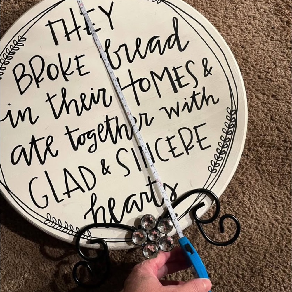 Inspirational White Wall Decor Plaque